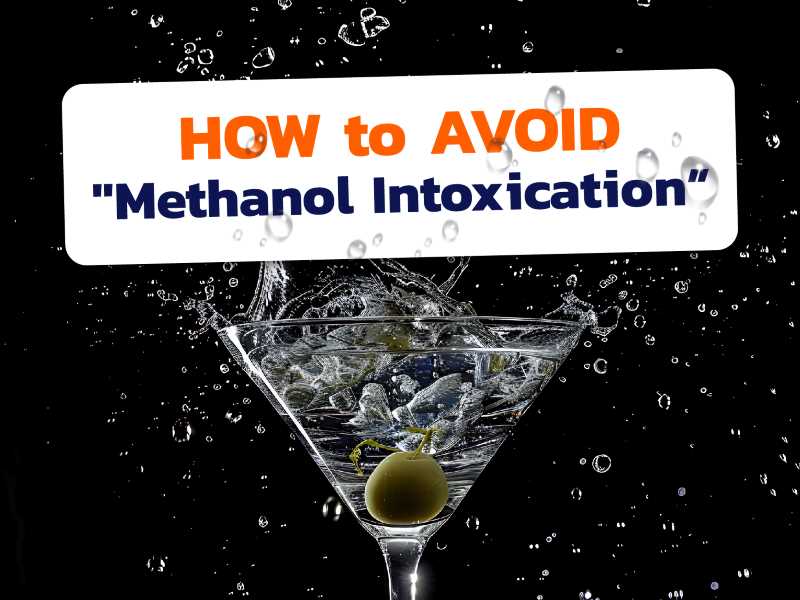 How to avoid methanol intoxication