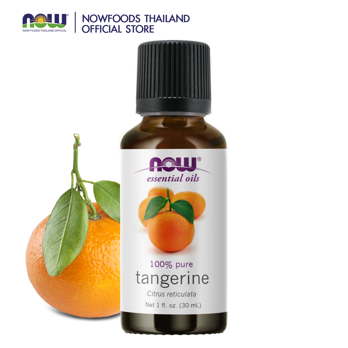 [กรอกโค้ด FEB80 ลดทันที 80.-] NOW Tangerine Oil 1 fl. oz. (30 mL)