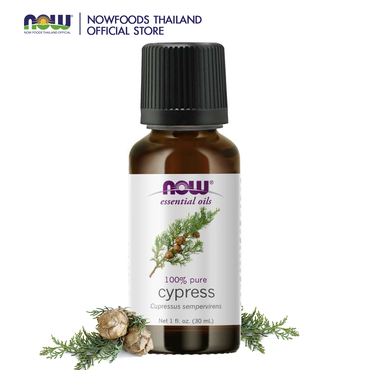 NOW Cypress Oil 1 fl. oz. (30 mL)